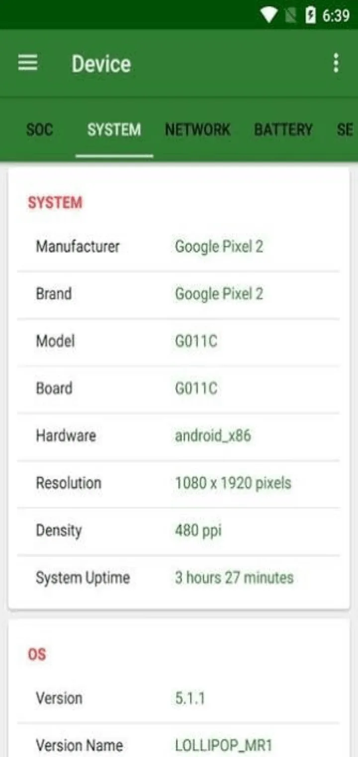 CPU X screenshot 4